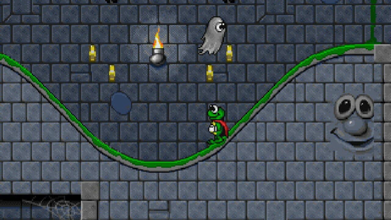 Superfrog/Arcade Pool screenshot 1