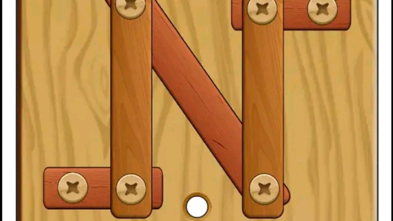 Wood Nuts & Bolts Puzzle screenshot 1