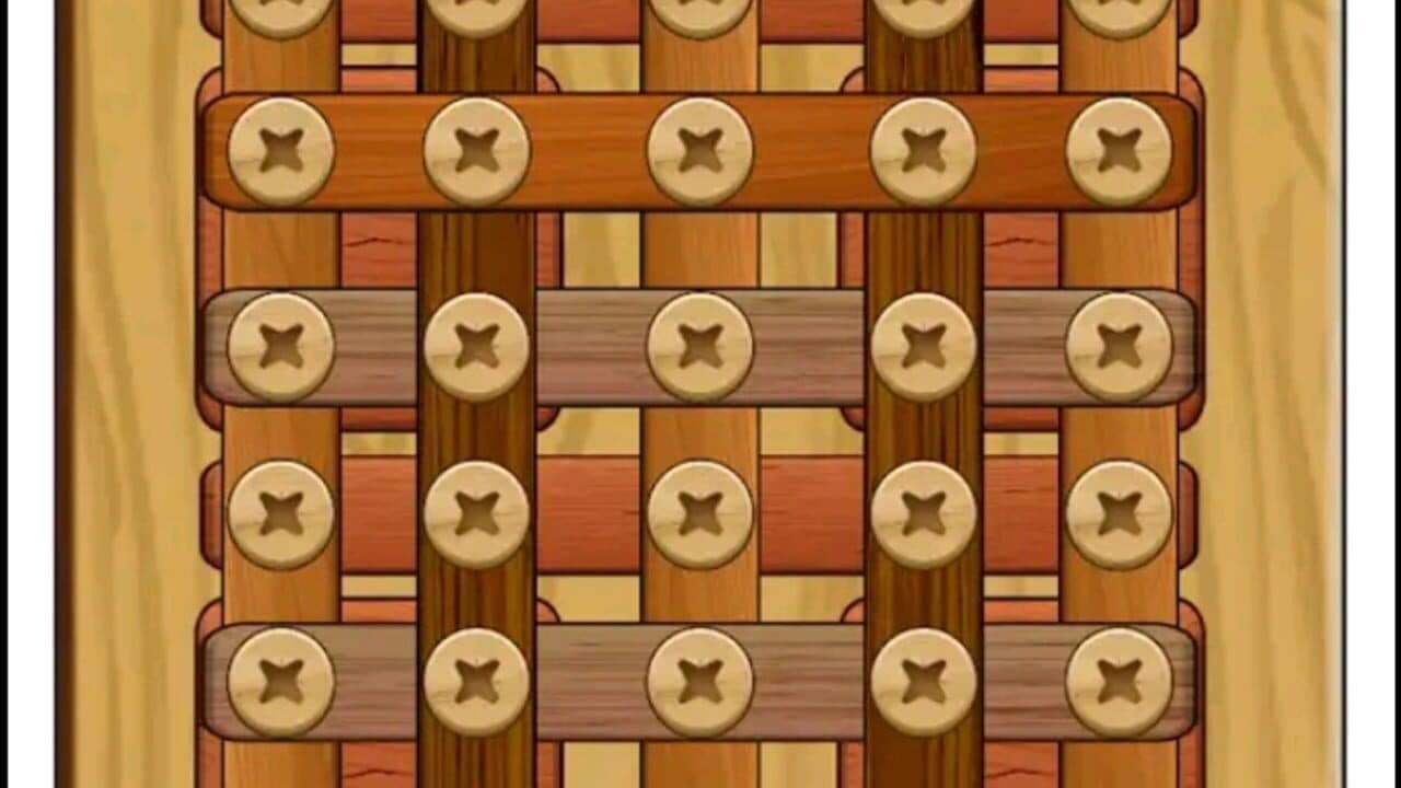 Wood Nuts & Bolts Puzzle thumbnail 3