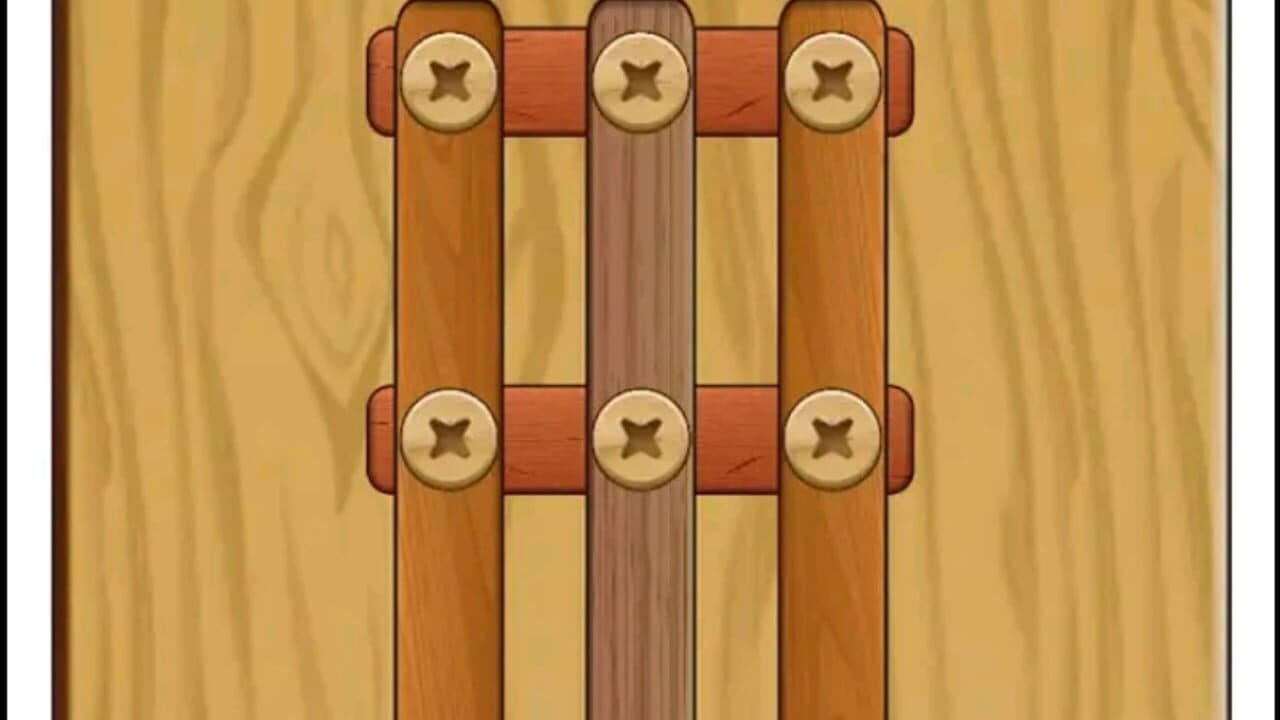 Wood Nuts & Bolts Puzzle thumbnail 5