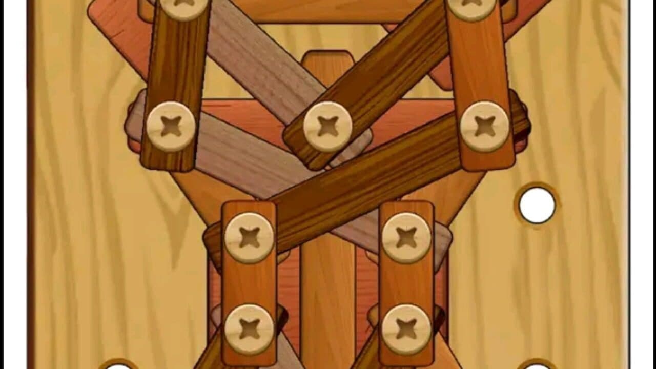 Wood Nuts & Bolts Puzzle thumbnail 6