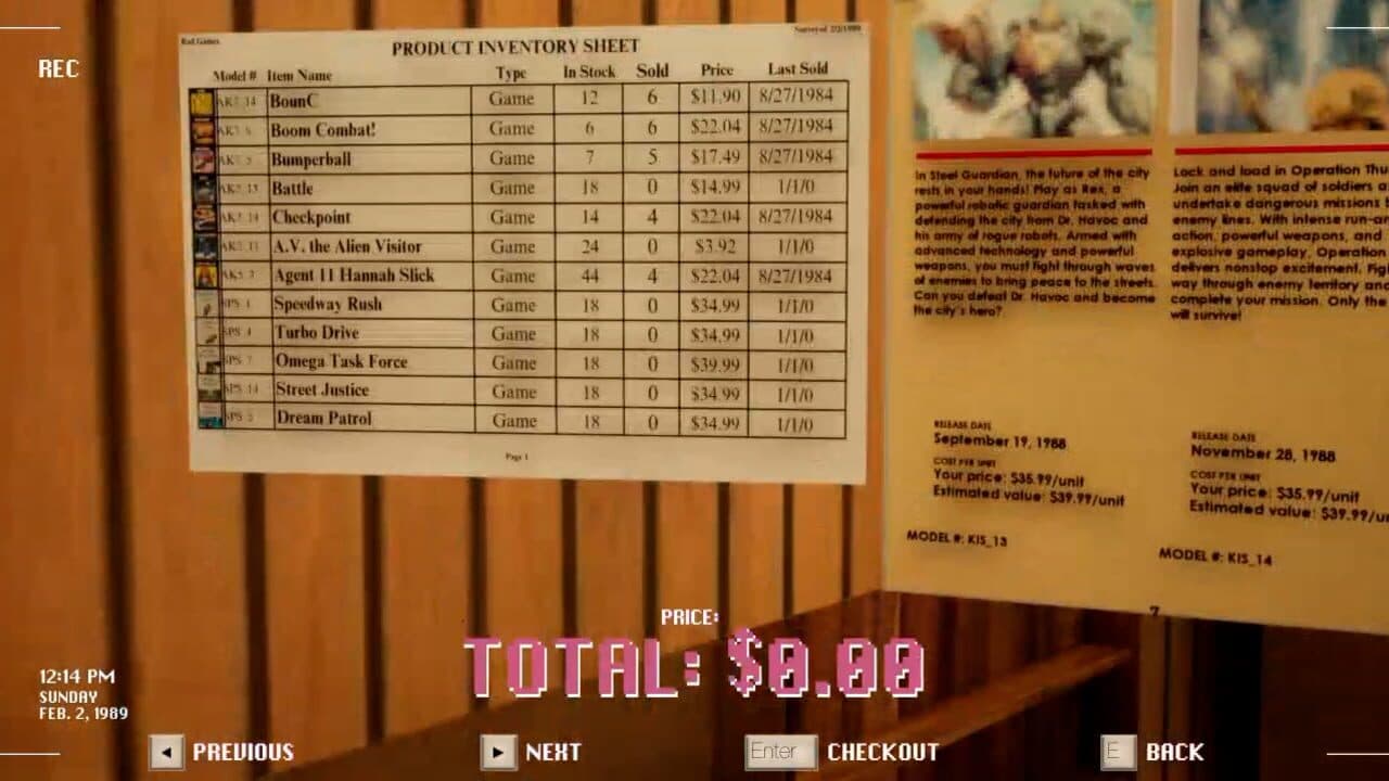 Retro Game Store Simulator screenshot 1