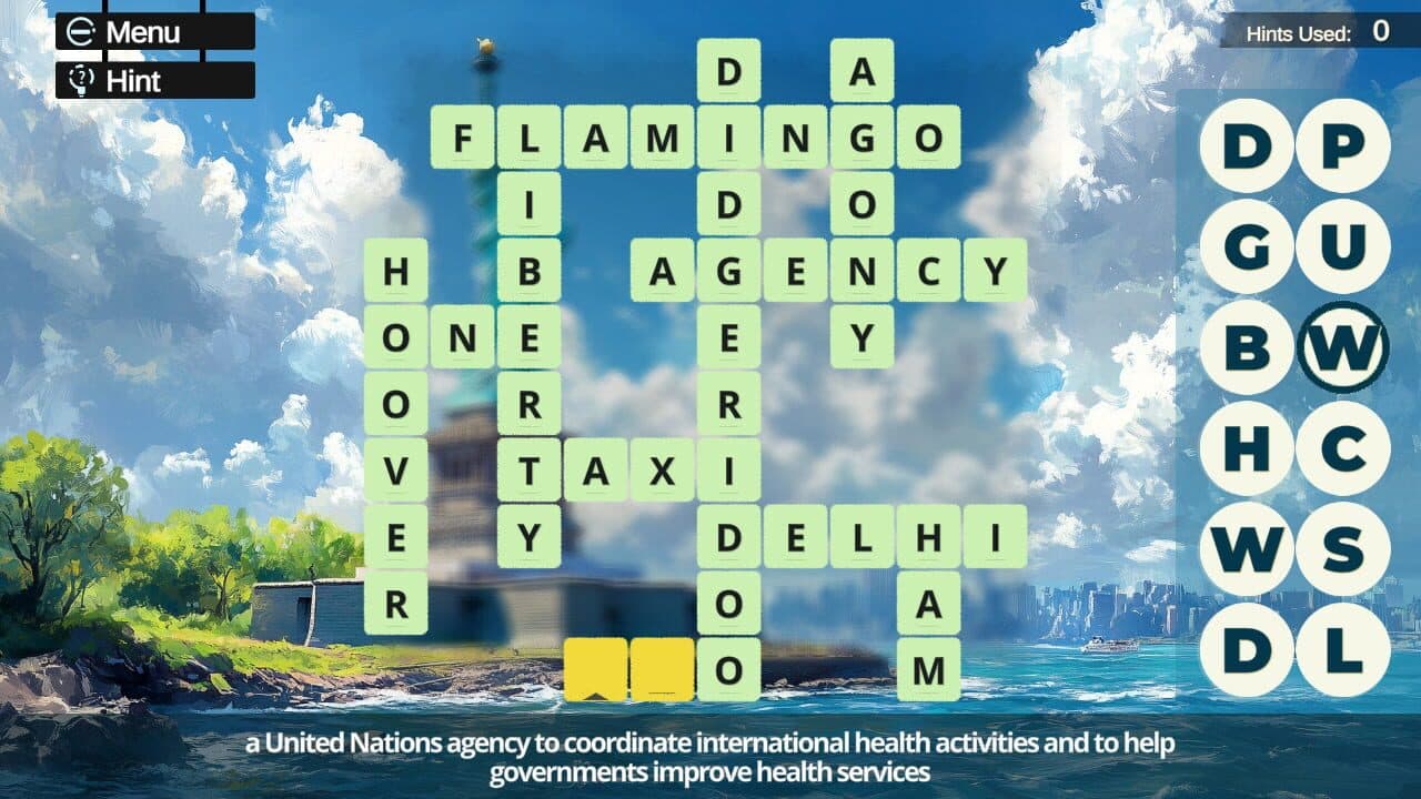 Crosswords: World Tour screenshot 1