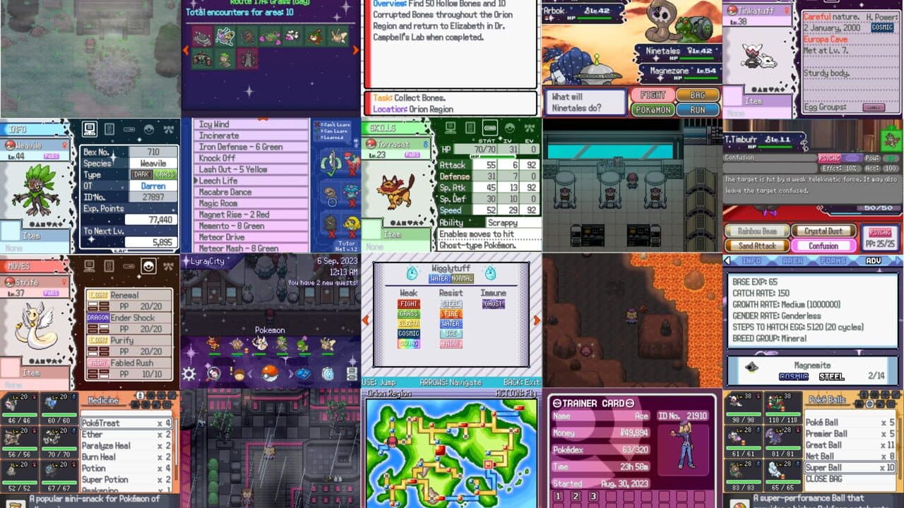 Pokémon Soulstones 2: Time Wardens screenshot 1