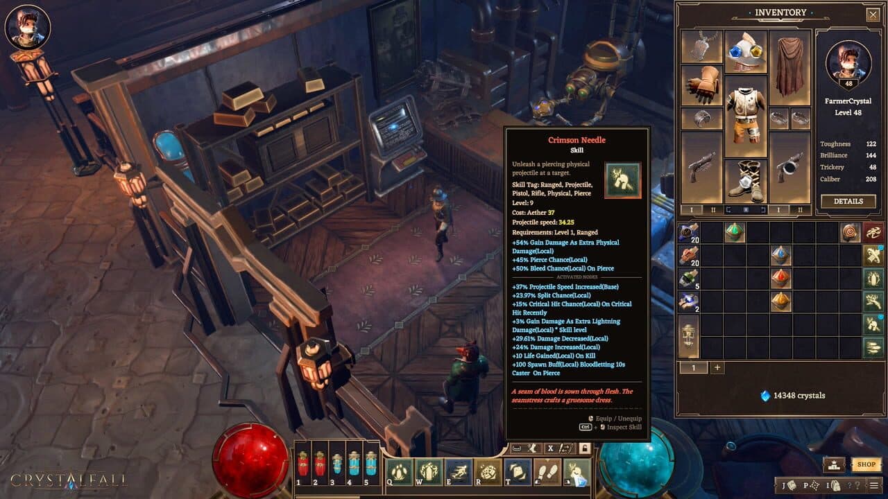 Crystalfall screenshot 1