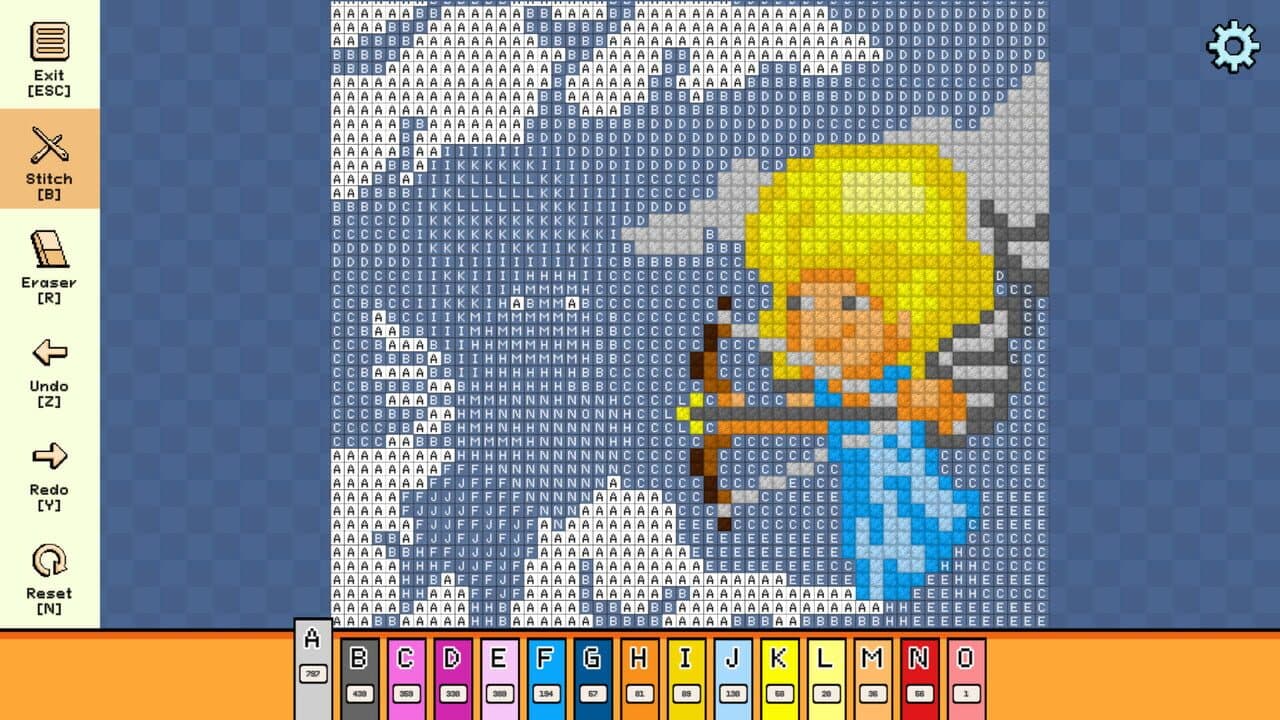 Pixel Cross Stitch: Color by Number - Valentine's Day Pack 2 thumbnail 3