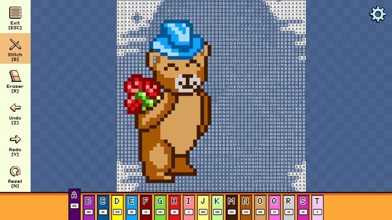 Pixel Cross Stitch: Color by Number - Valentine's Day Pack thumbnail 3