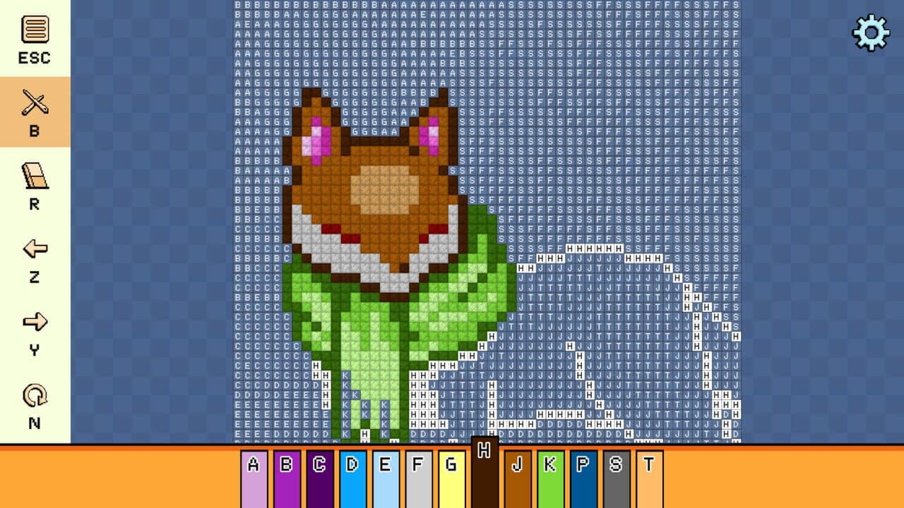 Pixel Cross Stitch Color by Number - Winter Pack screenshot 1