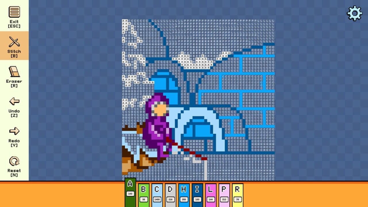 Pixel Cross Stitch: Color by Number - Winter Pack 3 thumbnail 2