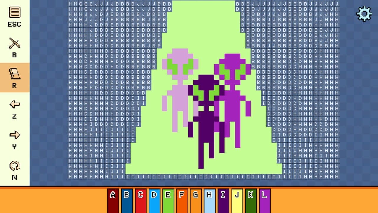 Pixel Cross Stitch: Color by Number - Alien Worlds Pack 2 thumbnail 2