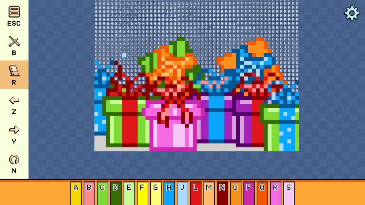 Pixel Cross Stitch: Color by Number - Christmas Pack 2 screenshot 1