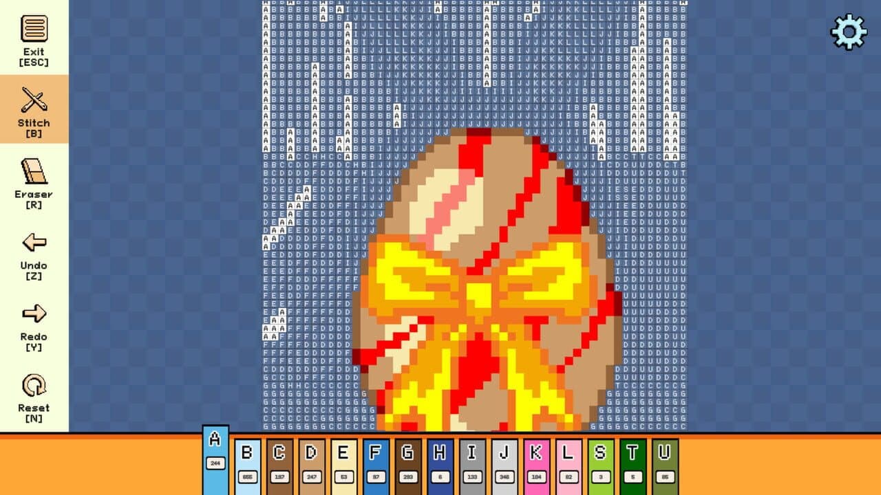 Pixel Cross Stitch: Color by Number - Easter Pack screenshot 1