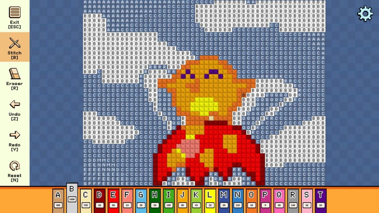 Pixel Cross Stitch: Color by Number - Easter Pack 2 screenshot 1