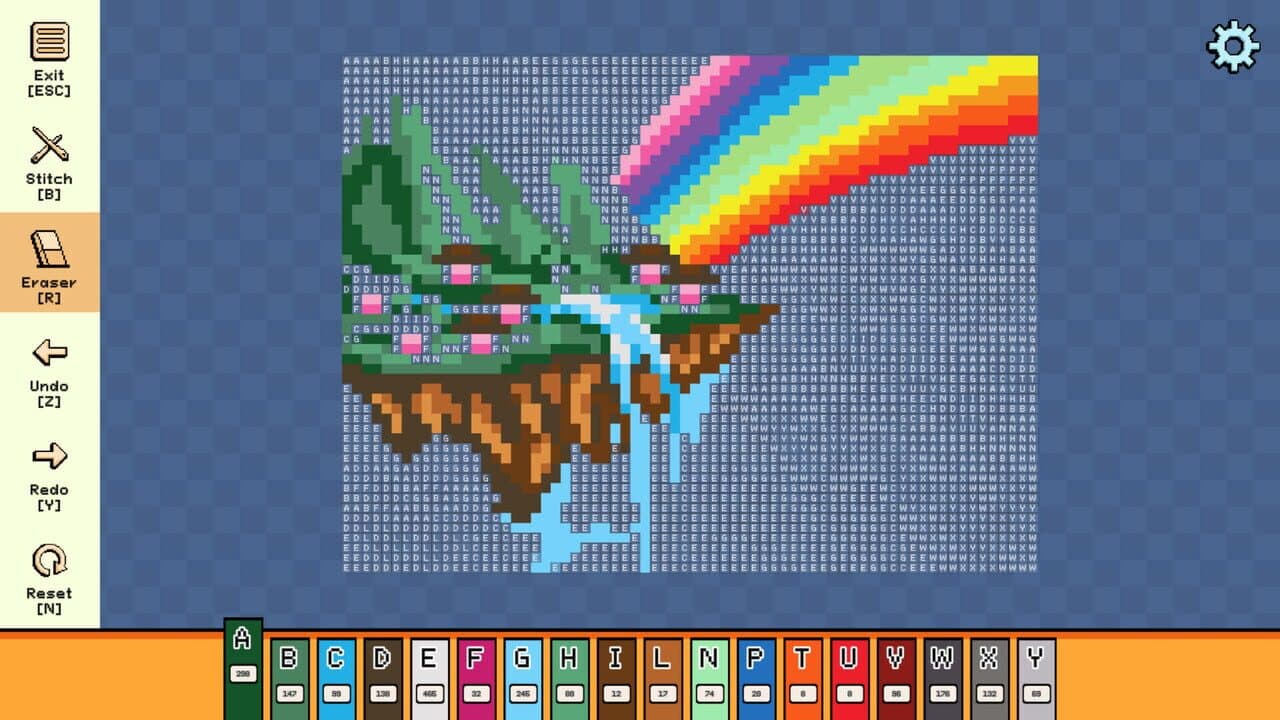 Pixel Cross Stitch: Color by Number - Fantasy Medieval Pack 3 screenshot 1
