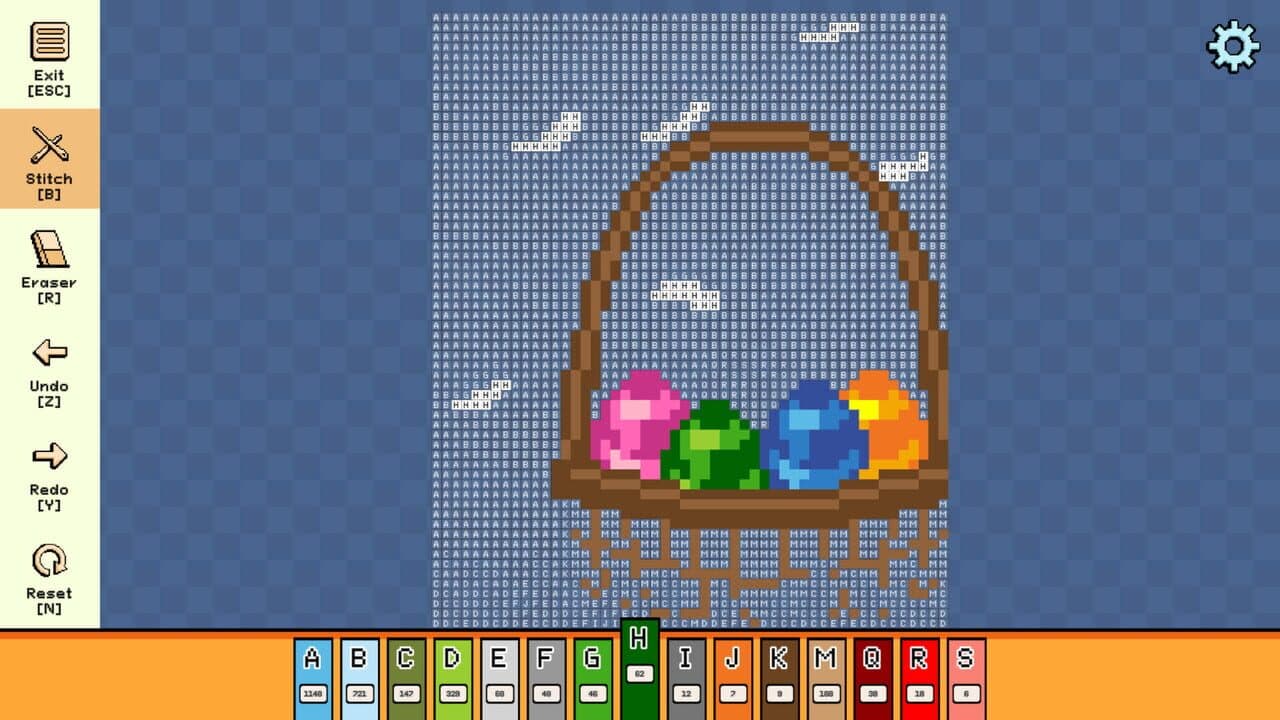 Pixel Cross Stitch: Color by Number - Easter Pack 2 thumbnail 2