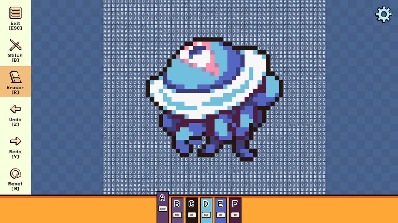 Pixel Cross Stitch: Color by Number - Menacing Monsters Pack thumbnail 3