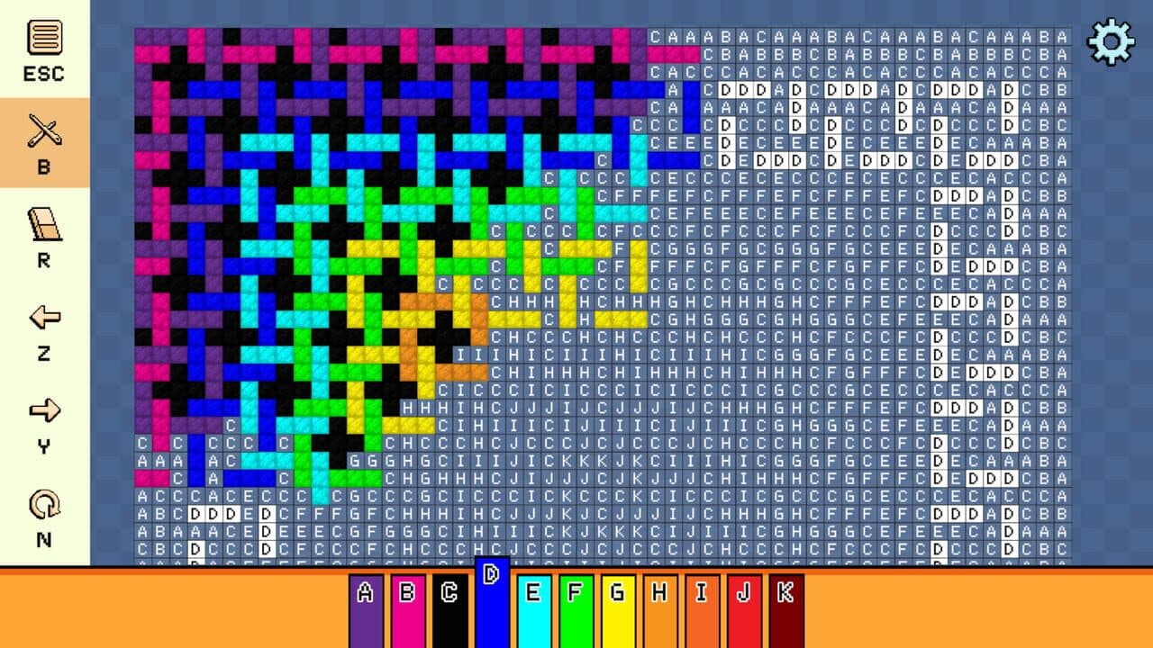 Pixel Cross Stitch: Color by Number - Simple Patterns Pack 4 screenshot 1
