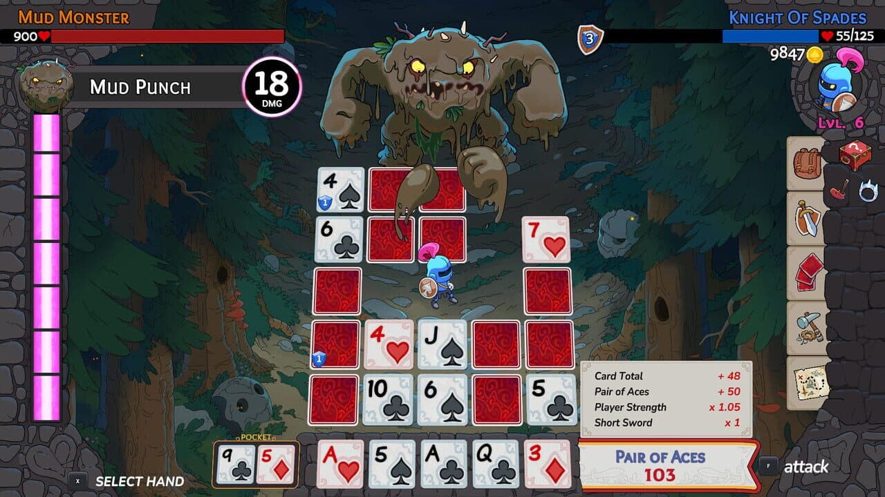 Hero's Hand screenshot 1