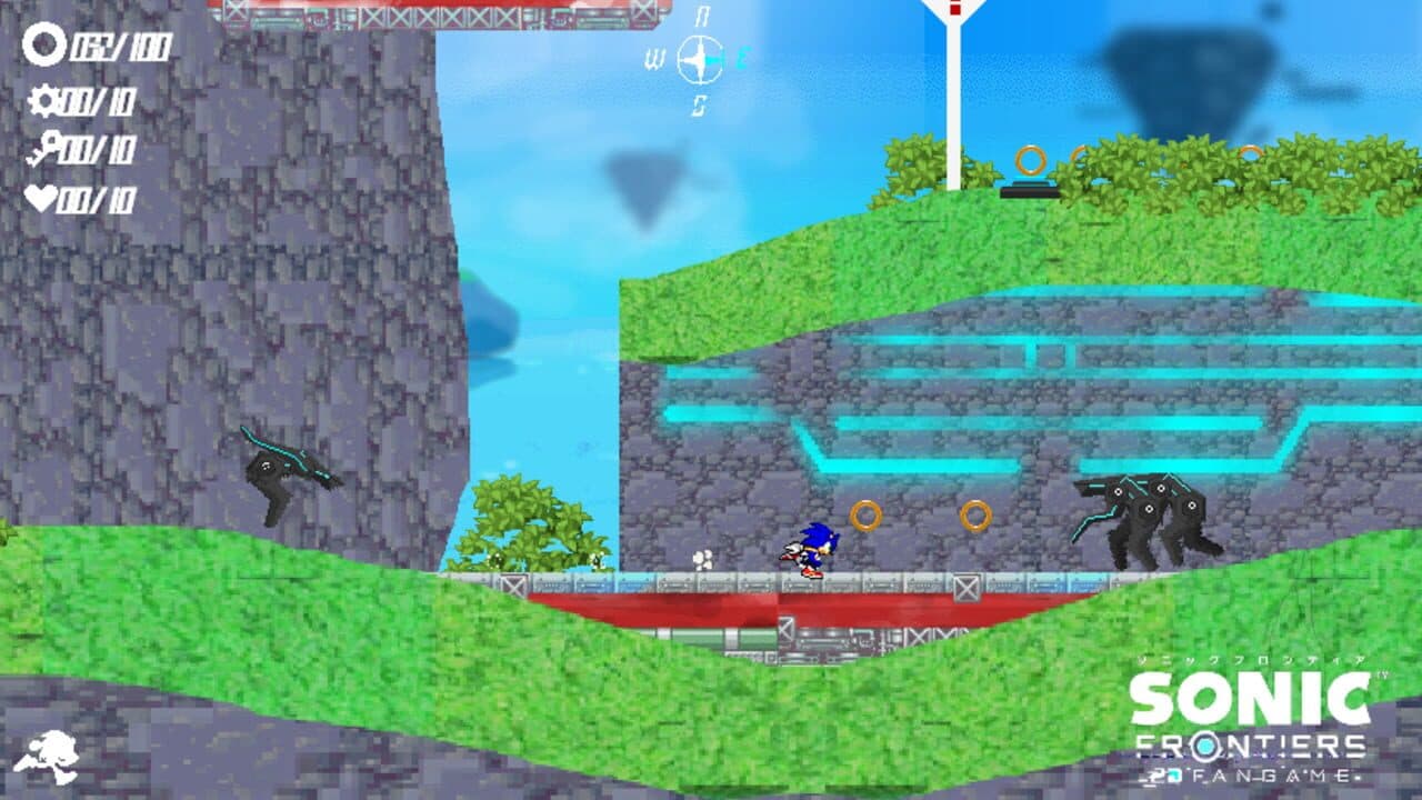 Sonic Frontiers 2D screenshot 1
