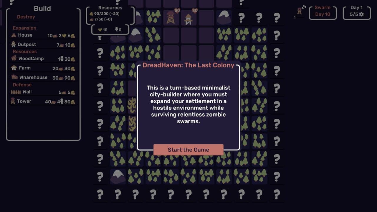 DreadHaven: The Last Colony screenshot 1