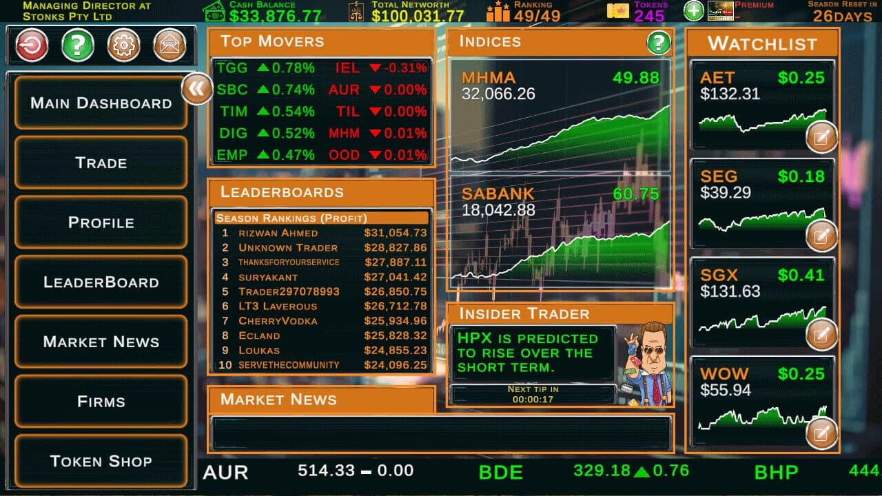 Stock Market Tycoon: Challenge screenshot 1