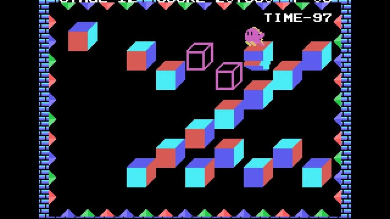 Q*bert screenshot 1