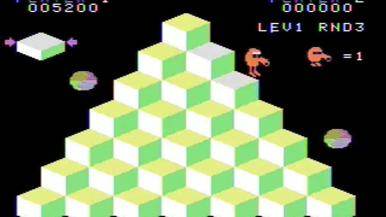 Q*bert screenshot 1