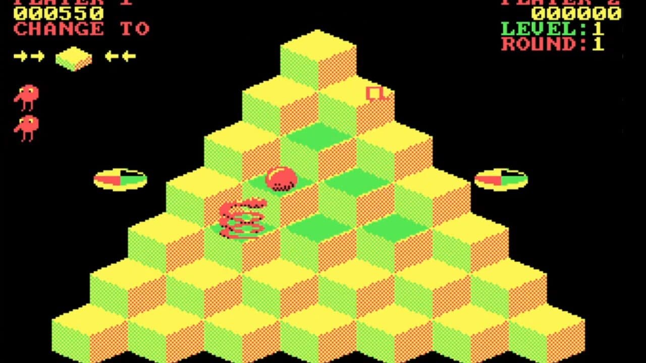 Q*bert screenshot 1