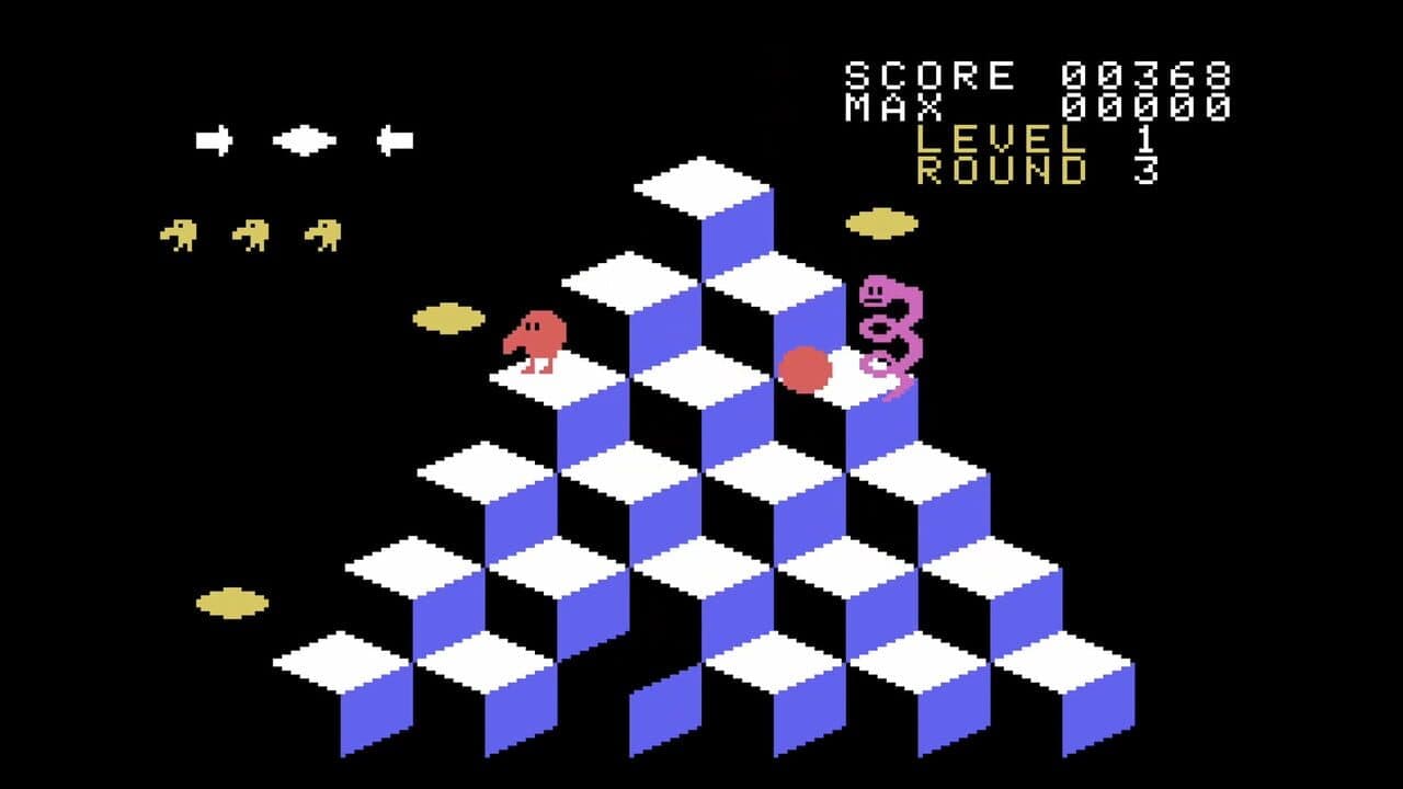 Q*bert screenshot 1