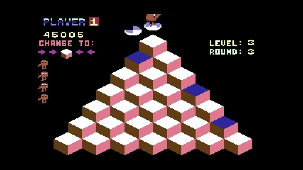 Q*bert screenshot 1
