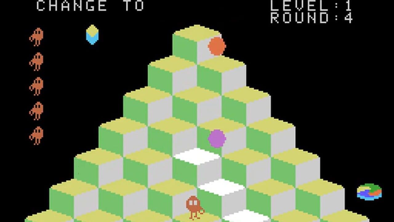 Q*bert screenshot 1