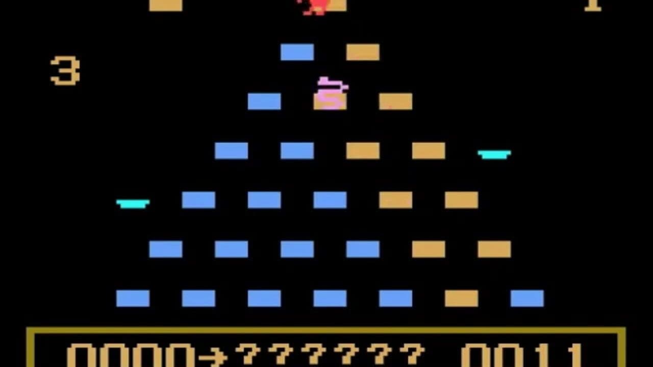 Q*bert screenshot 1