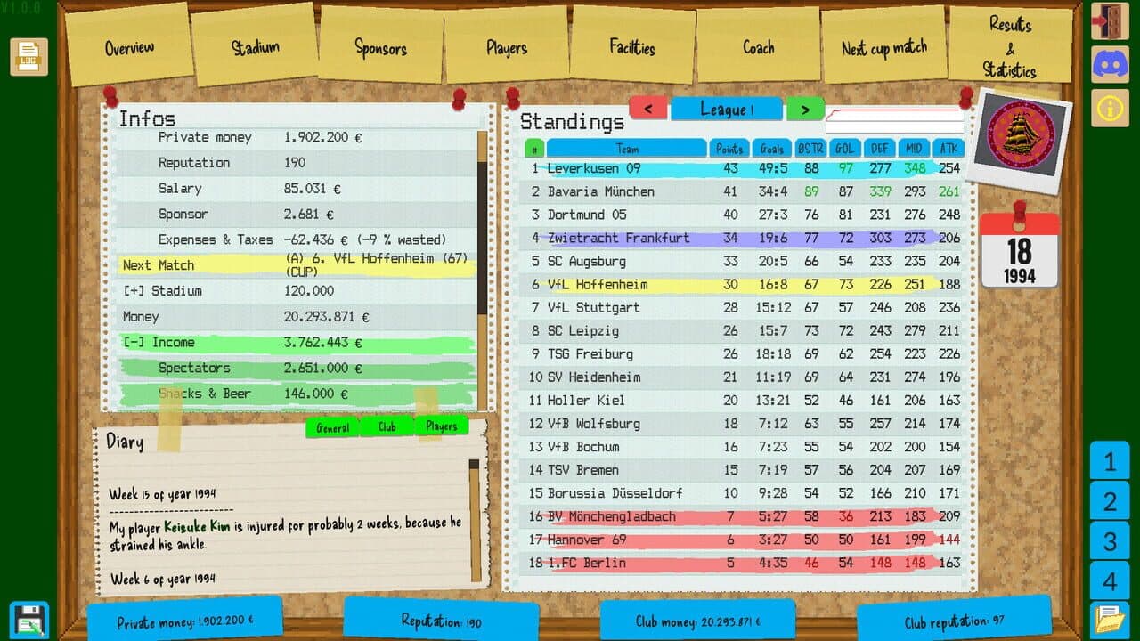 Boeckham's Football Manager thumbnail 5