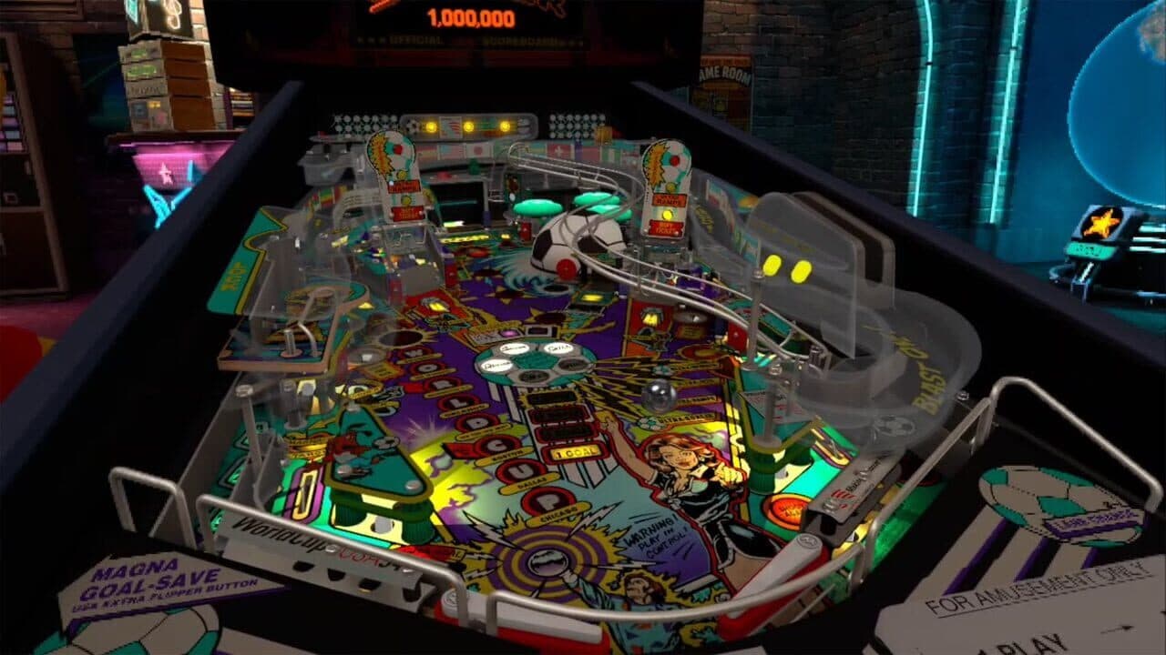 Pinball FX VR: Williams Pinball - World Cup Soccer thumbnail 2
