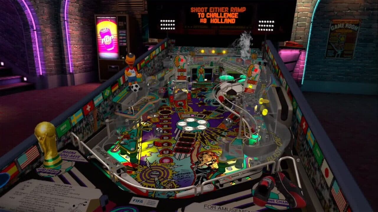 Pinball FX VR: Williams Pinball - World Cup Soccer thumbnail 4