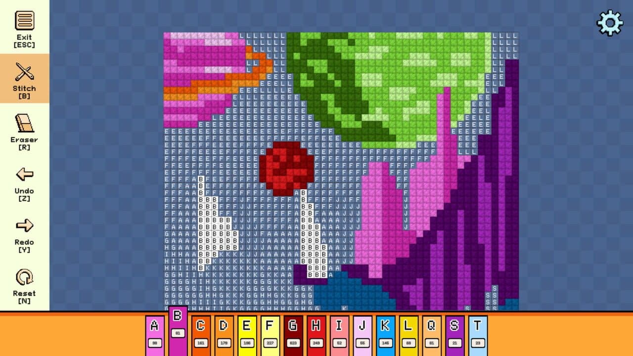 Pixel Cross Stitch: Color by Number - Alien Worlds Pack 3 thumbnail 3