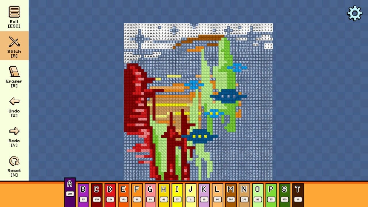 Pixel Cross Stitch: Color by Number - Alien Worlds Pack 3 thumbnail 4