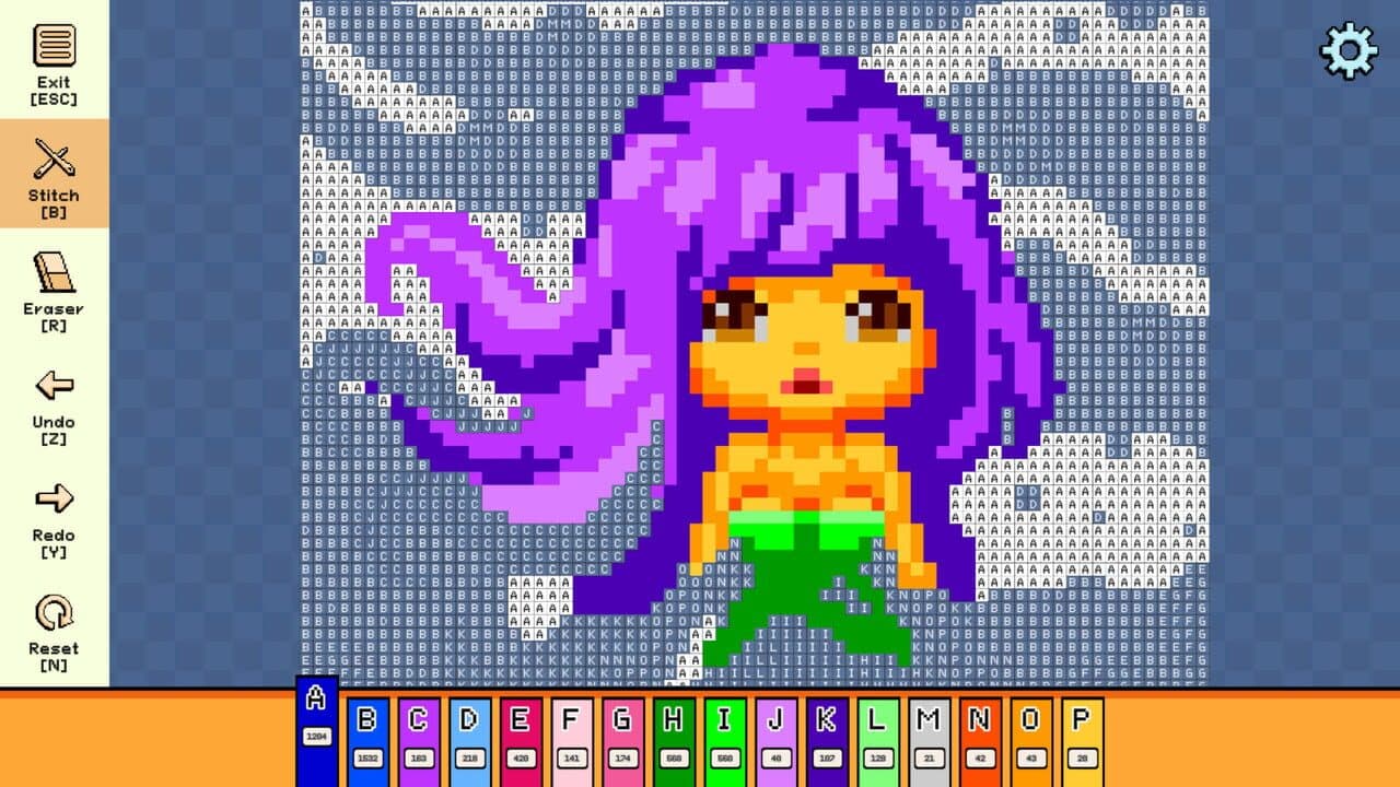Pixel Cross Stitch: Color by Number - Mythical Monsters Pack 2 thumbnail 3