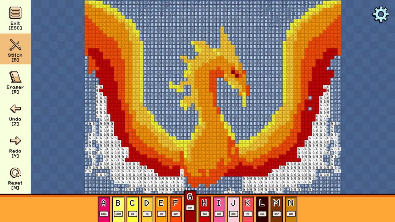 Pixel Cross Stitch: Color by Number - Mythical Monsters Pack thumbnail 2