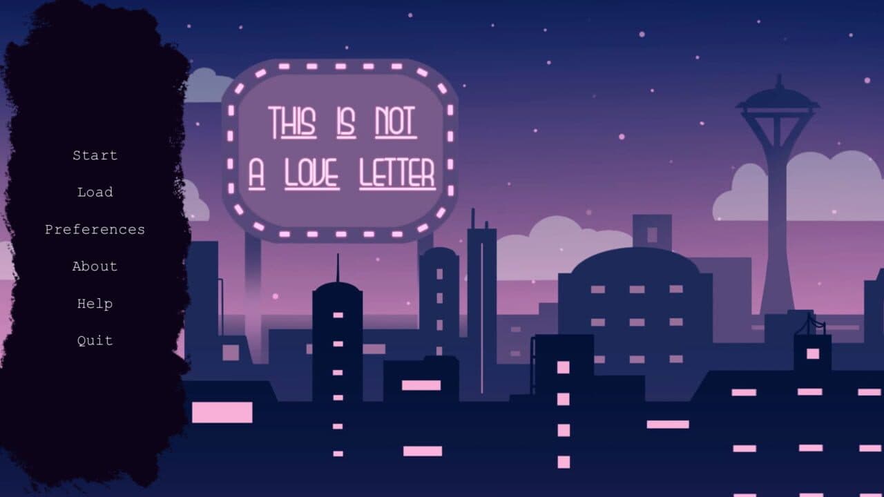 This Is Not A Love Letter screenshot 1