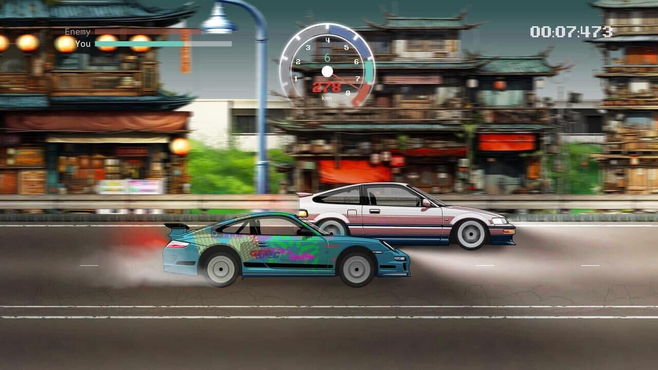 JDM Pixel Street Car Racing thumbnail 5