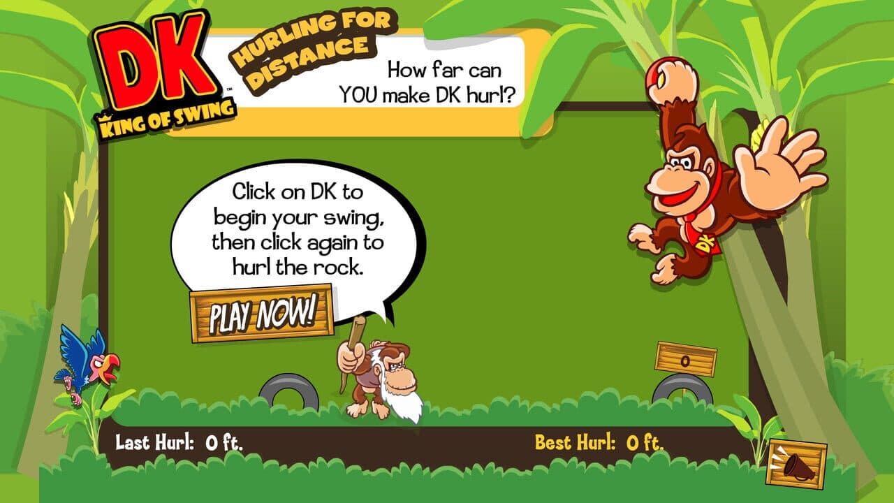 DK: King of Swing - Hurling for Distance screenshot 1
