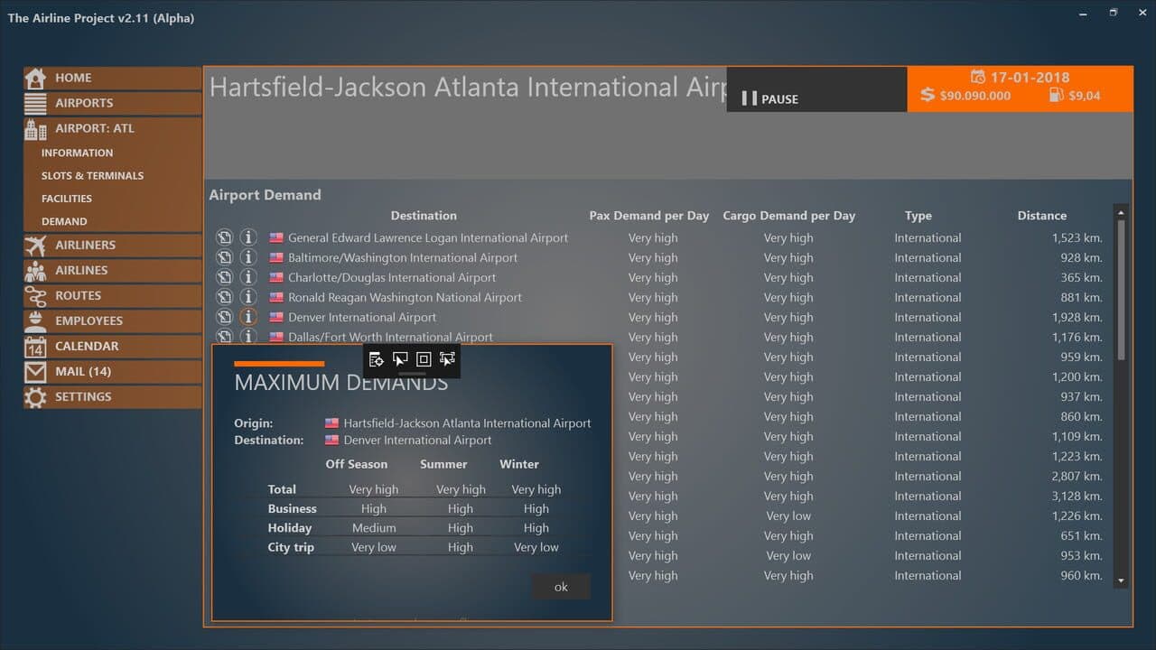 The Airline Project screenshot 1