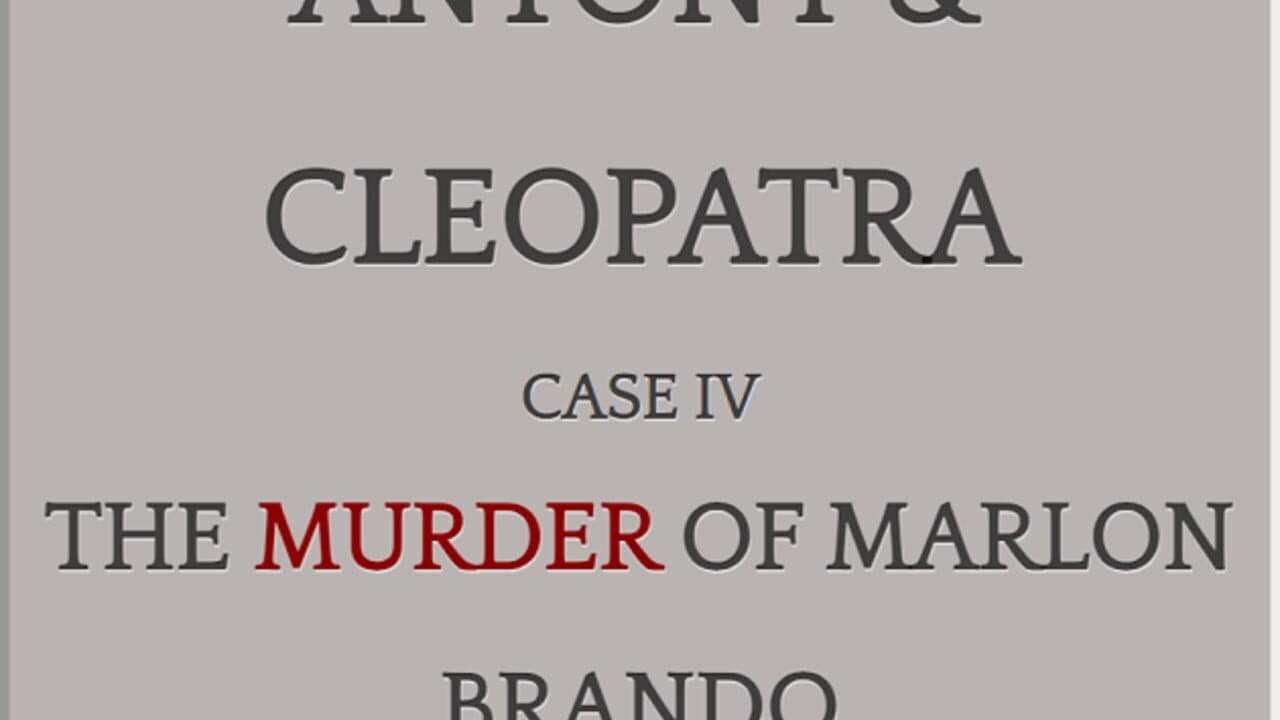 Antony & Cleopatra: Case IV: The Murder of Marlon Brando screenshot 1