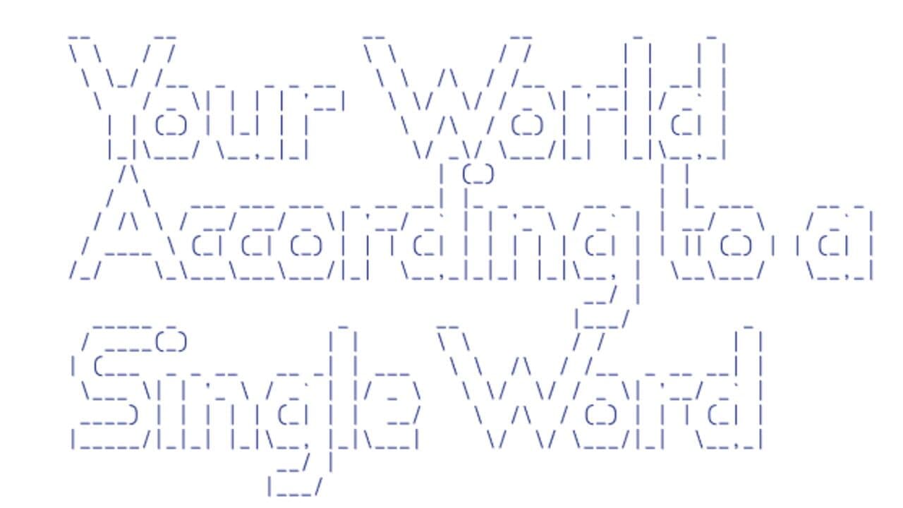 Your World According to a Single Word screenshot 1