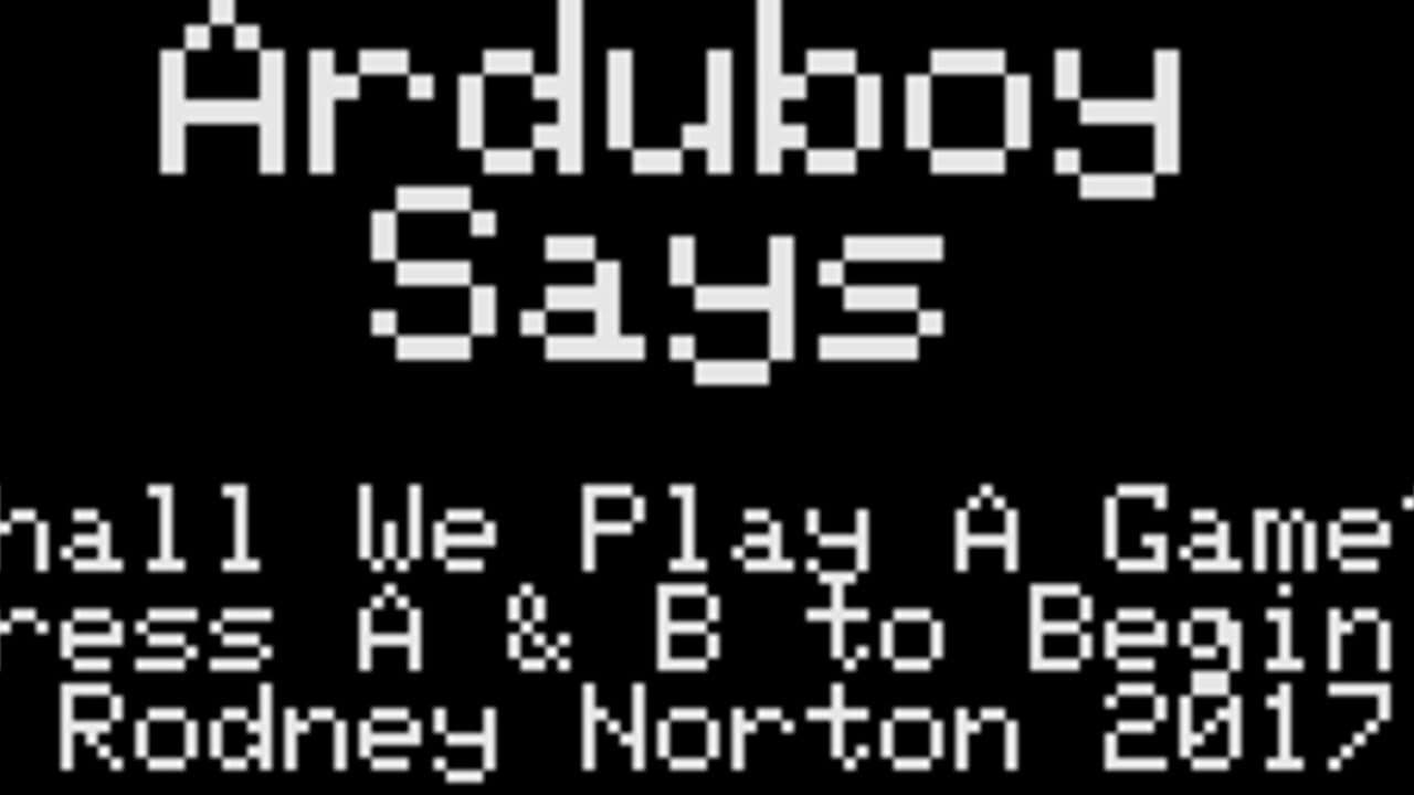 Arduboy Says screenshot 1