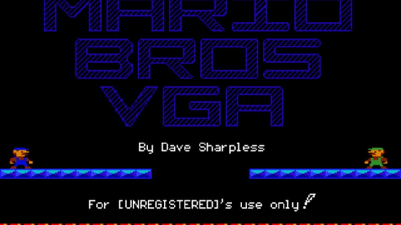 Mario Bros. VGA screenshot 1