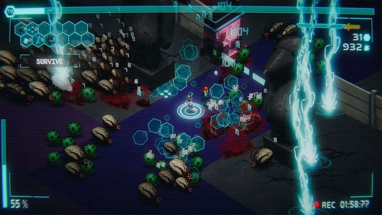 CybeRage: Orange Line screenshot 1