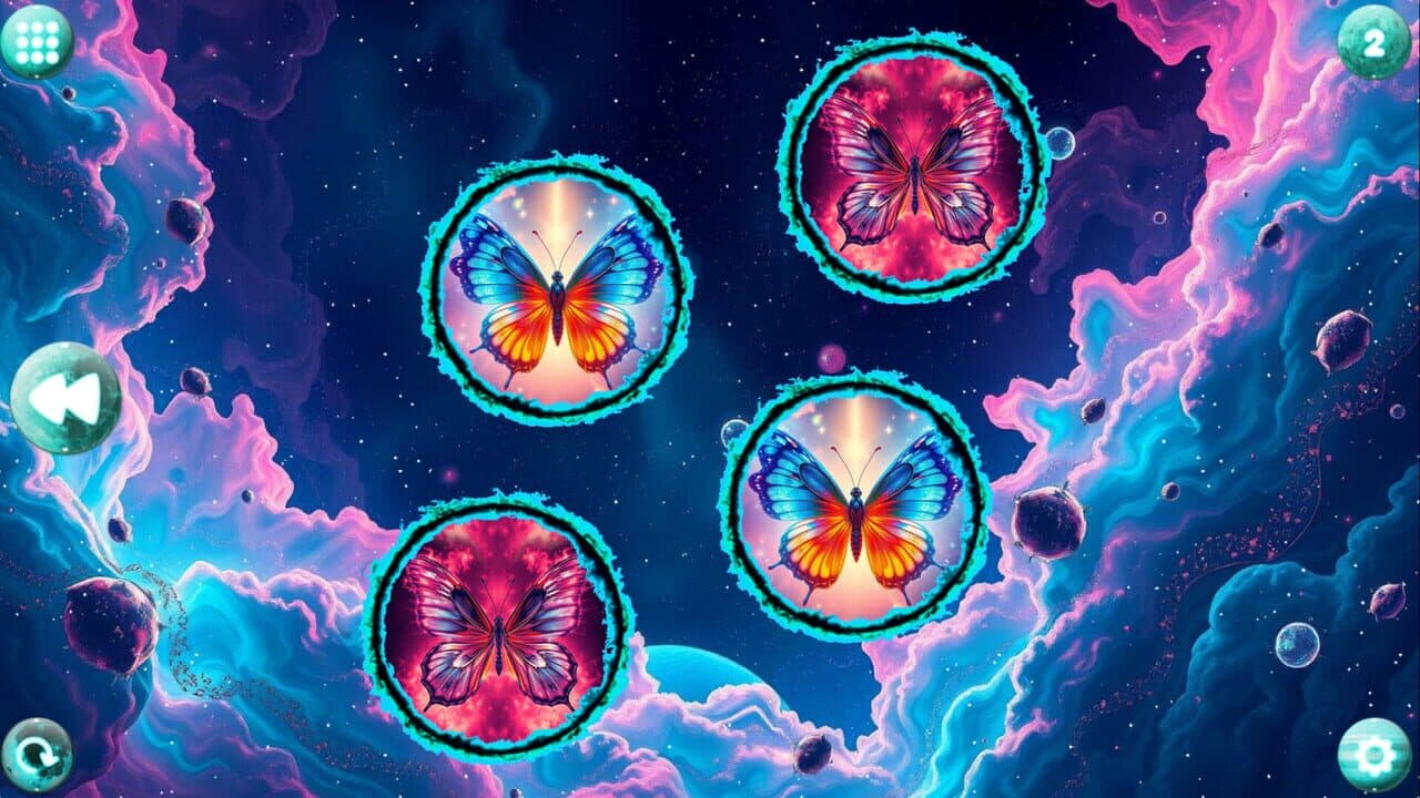 Space Memory: Butterflies screenshot 1