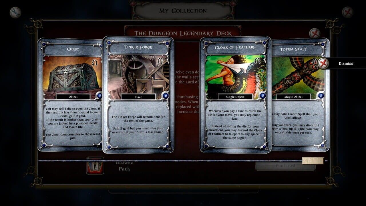 Talisman: The Dungeon Expansion - Legendary Deck thumbnail 3